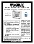 Vanguard Heating VN1800ITB User's Manual