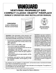Vanguard Heating VMH26PRA User's Manual