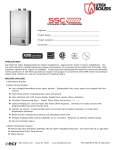 Utica Boilers SSC Submittal Manual