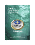 Univex Trail Blazer User's Manual
