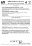 Universal Security Instruments BF-504LF User's Manual