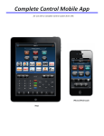 Universal Remote Control Complete_Control_Mobile_App User's Guide