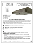 Universal Metal Industries UL2824 User's Manual