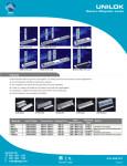 Universal Electronics Electric Magnetic Locks Unilok User's Manual