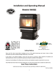 United States Stove PELLET 5660(I) User's Manual