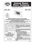 United States Stove 2020N User's Manual