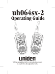 Uniden uh064sx-2 User's Manual