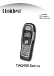 Uniden TWX955 User's Manual