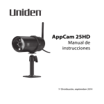 Uniden APPCAM25HD Owner's Manual