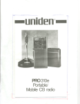 Uniden 310e User's Manual