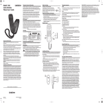 Uniden 1100 User's Manual