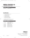 UNICOM Electric Media-Chassis/10 FEP-593110 User's Manual