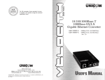 UNICOM Electric GEP-5300TF-C User's Manual