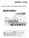 Ultra Start 1655XR User's Manual