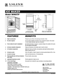 U-Line WH95TP User's Manual