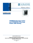 U-Line 2175BEVOL2 User's Manual