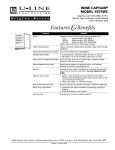 U-Line 1075WC User's Manual