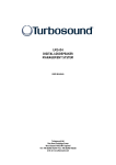 Turbosound LMS-D4 User's Manual