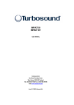 Turbosound 50T User's Manual