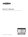 Turbo Chef Technologies 2TM User's Manual