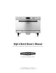 Turbo Chef Technologies HHB-8114 User's Manual