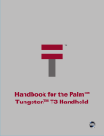Tungsten Affinity TUNGSTUN T3 User's Manual