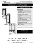 True Manufacturing Company GDIM-49 User's Manual