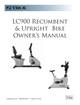 True Fitness LC900 User's Manual