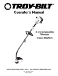 Troy-Bilt TB25C5 User's Manual