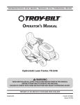 Troy-Bilt TB2246 User's Manual