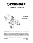 Troy-Bilt LS275 User's Manual