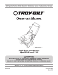 Troy-Bilt 769-08234 User's Manual