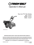 Troy-Bilt 682J User's Manual