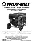 Troy-Bilt 30245 User's Manual