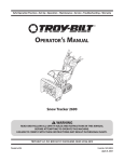 Troy-Bilt 2690 User's Manual