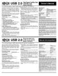 Tripp Lite U250-002-R User's Manual