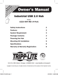 Tripp Lite U223-004-IND User's Manual
