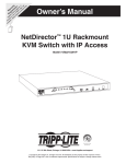 Tripp Lite Switch B022-U08-IP User's Manual