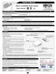 Tripp Lite U238-000 User's Manual