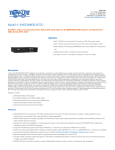 Tripp Lite SMX3000XLRT2U User's Manual