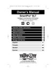 Tripp Lite SMX1050SLT User's Manual