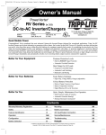 Tripp Lite RV Series User's Manual