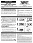 Tripp Lite PV150 User's Manual