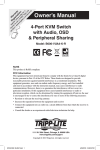 Tripp Lite B006-VUA4-K-R User's Manual