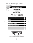 Tripp Lite PDUMH15AT User's Manual