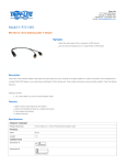 Tripp Lite P313-001 User's Manual