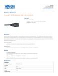 Tripp Lite P010-012 User's Manual