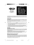 Tripp Lite IBAM 12/15A-L20P User's Manual