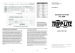 Tripp Lite B011-000 User's Manual