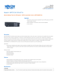 Tripp Lite BP72V28-3UNAFTA User's Manual